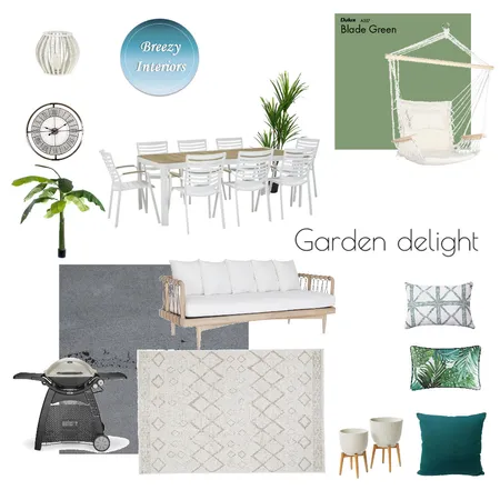 Garden delight Interior Design Mood Board by Breezy Interiors on Style Sourcebook