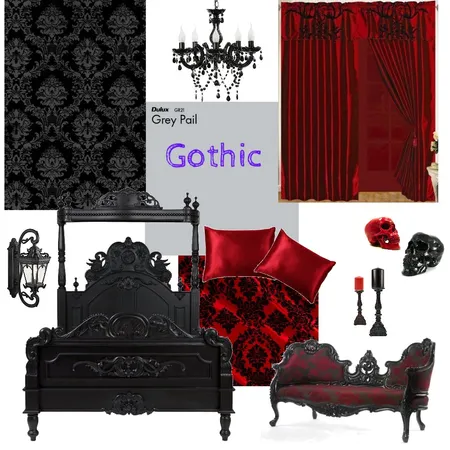 Gothic Interior Design Mood Board by Jodes75 on Style Sourcebook