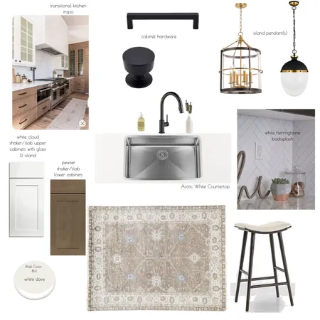 Transitional Kitchen Interior Design Mood Board by Payton on Style Sourcebook