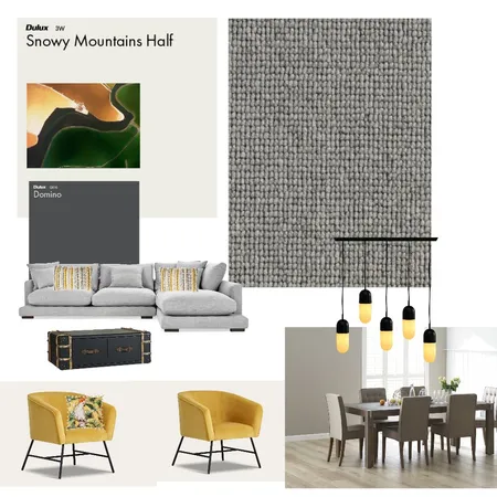 monochromatic yellow scheme Interior Design Mood Board by magentadesigns on Style Sourcebook