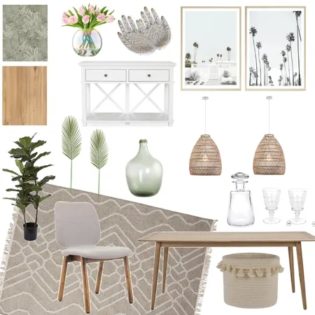 Coastal Dining Room Interior Design Mood Board by Lenelle on Style Sourcebook