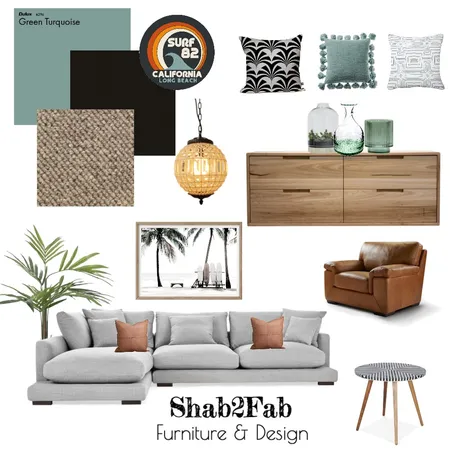 California Eclectic Interior Design Mood Board by Shab2Fab on Style Sourcebook