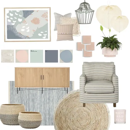 Pastel paradise Interior Design Mood Board by Oleander & Finch Interiors on Style Sourcebook