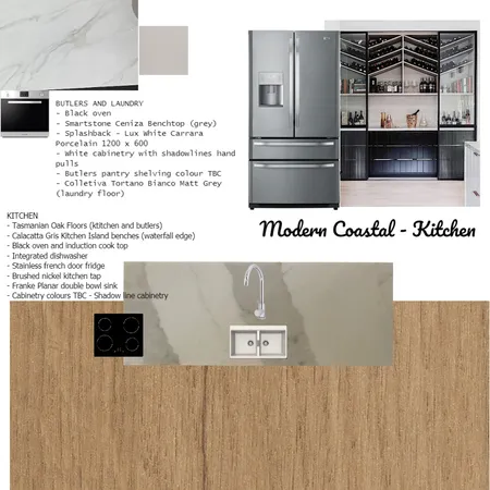 Modern Coastal Kitchen Interior Design Mood Board by akmutton on Style Sourcebook