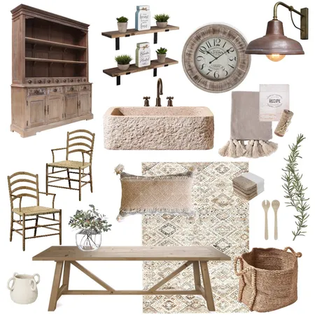 Farmhouse kitchen Interior Design Mood Board by Oleander & Finch Interiors on Style Sourcebook