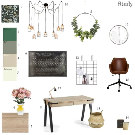 Study Interior Design Mood Board by mesikaufmann on Style Sourcebook