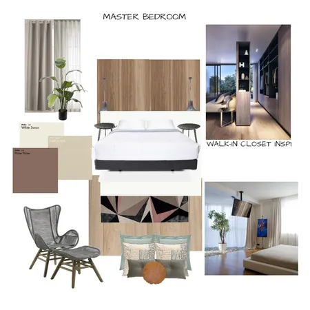 MASTERS BR OPT1 Interior Design Mood Board by madgab on Style Sourcebook