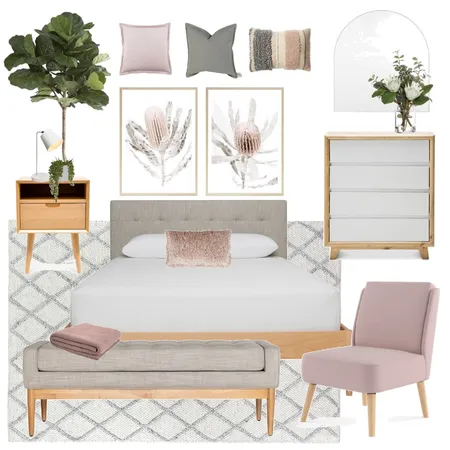Bedroom styling Interior Design Mood Board by Thediydecorator on Style Sourcebook