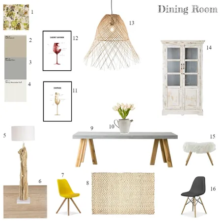 Dining Room Interior Design Mood Board by mesikaufmann on Style Sourcebook