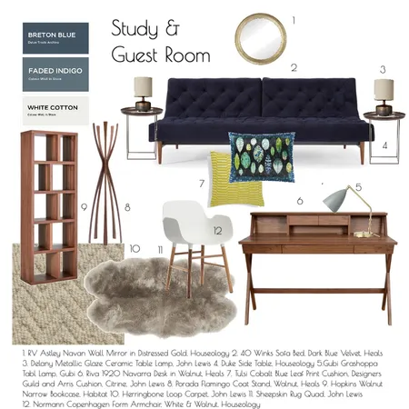 Study Interior Design Mood Board by JSelby on Style Sourcebook
