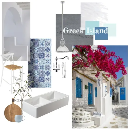 Greek Island Interior Design Mood Board by rachelmcgrath on Style Sourcebook