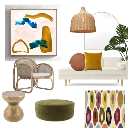 Eclectic Summer Interior Design Mood Board by Jensievers on Style Sourcebook