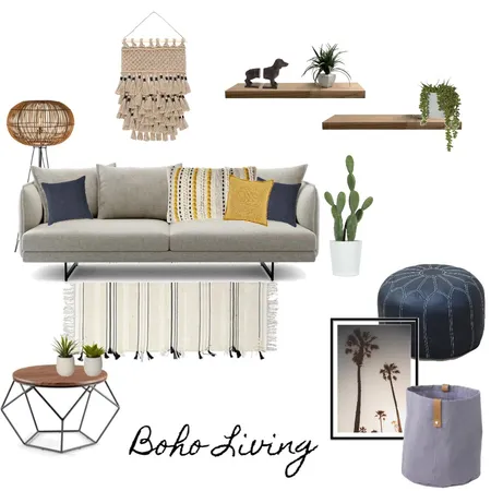 Bohemian Living Interior Design Mood Board by Likhitha on Style Sourcebook