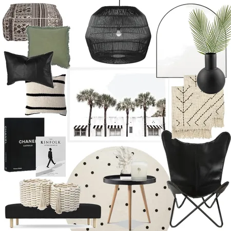Black is the New Black Interior Design Mood Board by Vienna Rose Interiors on Style Sourcebook