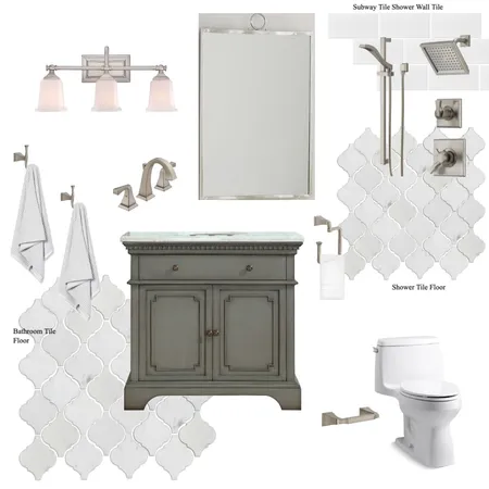 Davis Basement Bathroom Interior Design Mood Board by Payton on Style Sourcebook
