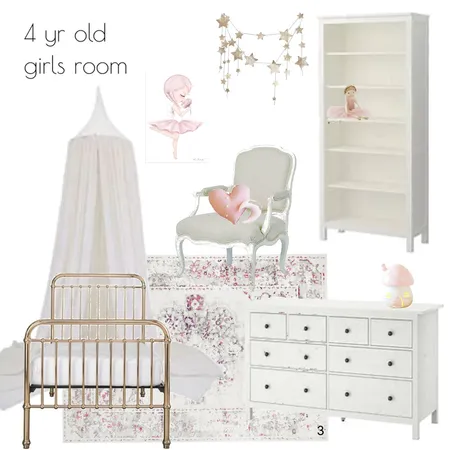 girls room Interior Design Mood Board by DD01 on Style Sourcebook