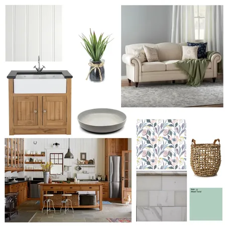 Modern Country Design Mood Board (Unit 3) Interior Design Mood Board by ElephantHeart on Style Sourcebook