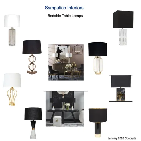 Suzan Secko Table Lamps Interior Design Mood Board by Sympatico on Style Sourcebook