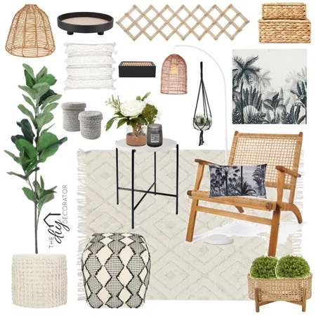 Kmart natural Interior Design Mood Board by Thediydecorator on Style Sourcebook