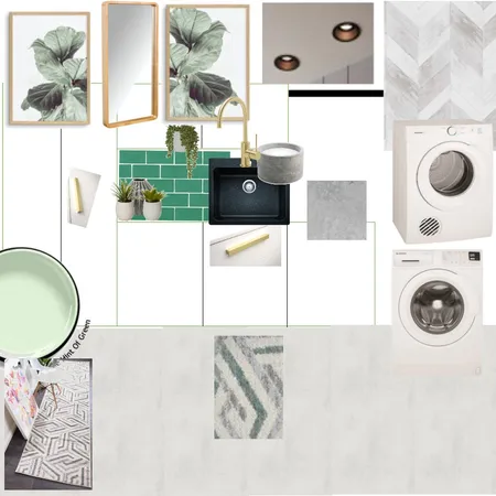 Laundry Interior Design Mood Board by PhalenPainter on Style Sourcebook