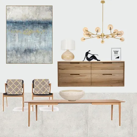 Scandi Chic Dining Room Interior Design Mood Board by pross80 on Style Sourcebook