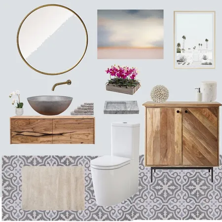 Scandi Chic Bathroom Interior Design Mood Board by pross80 on Style Sourcebook