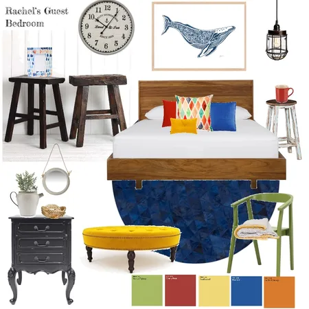Rachel’s Guest Bedroom Interior Design Mood Board by Kcmullett on Style Sourcebook