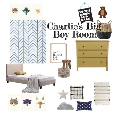 Charlie's Big Boy Room Interior Design Mood Board by cpinteriors on Style Sourcebook