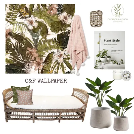 O&amp;F Wallpaper Interior Design Mood Board by Oleander & Finch Interiors on Style Sourcebook