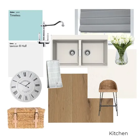 Hamptons Kitchen Interior Design Mood Board by Tayla on Style Sourcebook
