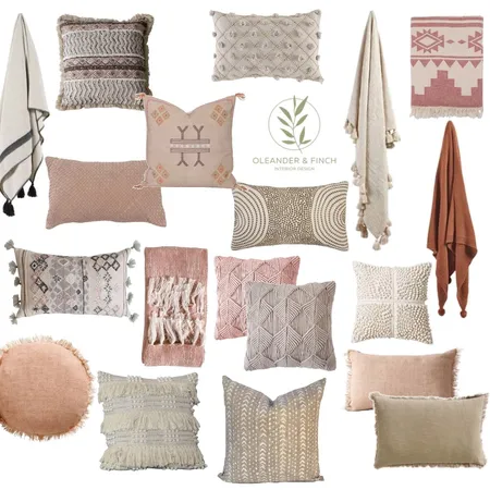 Cushions and throws Interior Design Mood Board by Oleander & Finch Interiors on Style Sourcebook