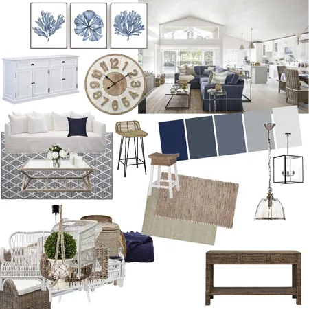Hamptons Interior Design Mood Board by georgiacampbell on Style Sourcebook