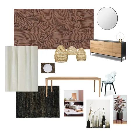 Scandy Dining Scheme Interior Design Mood Board by ninachampion on Style Sourcebook