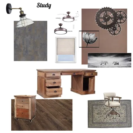 Study Interior Design Mood Board by Quil Interiors and Renders on Style Sourcebook