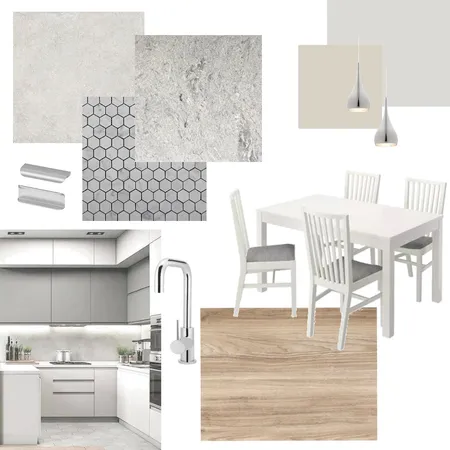 Silver kitchen Interior Design Mood Board by Holi Home on Style Sourcebook