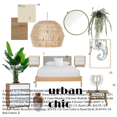 Urban chic Interior Design Mood Board by Designsbybec on Style Sourcebook