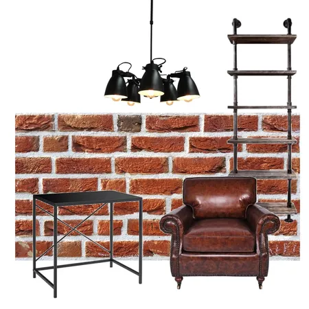 Industrial Study Interior Design Mood Board by StyleCounsel on Style Sourcebook