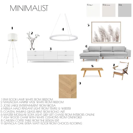 Minimalist Interior Design Mood Board by Gretel on Style Sourcebook