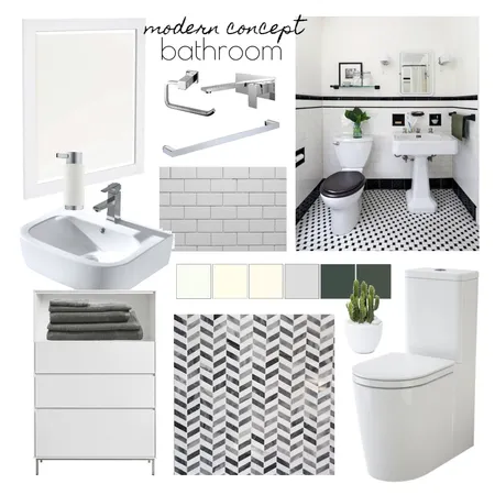 Bathroom 1 Interior Design Mood Board by issyadiq on Style Sourcebook