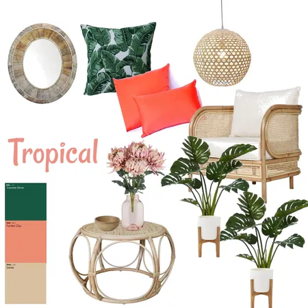 Tropical Interior Design Mood Board by AnjaDesign on Style Sourcebook