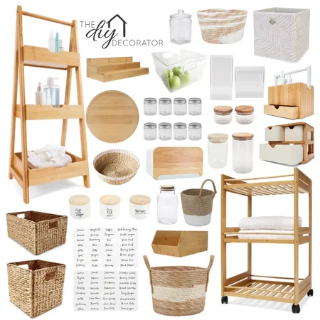Home organisation Interior Design Mood Board by Thediydecorator on Style Sourcebook