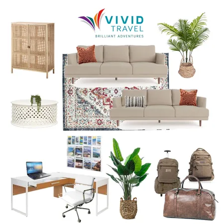 Vivid Travel 1 Interior Design Mood Board by Haus & Hub Interiors on Style Sourcebook