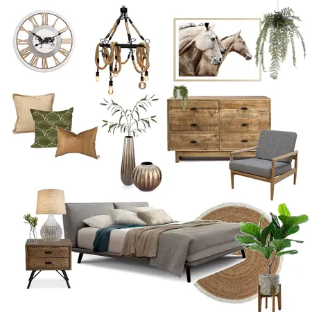 Rural Master Bedroom Interior Design Mood Board by Haus & Hub Interiors on Style Sourcebook