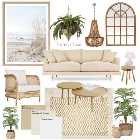 Coastal Luxe Interior Design Mood Board by vanillapalmdesigns on Style Sourcebook