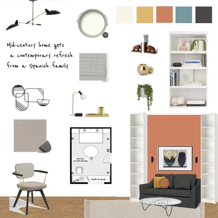 Assignment/Homeoffice Interior Design Mood Board by Reka Fabian on Style Sourcebook