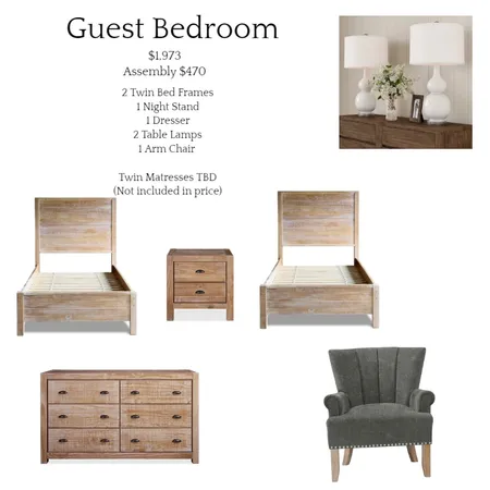 Siena Guest Bedroom Interior Design Mood Board by amn111592 on Style Sourcebook