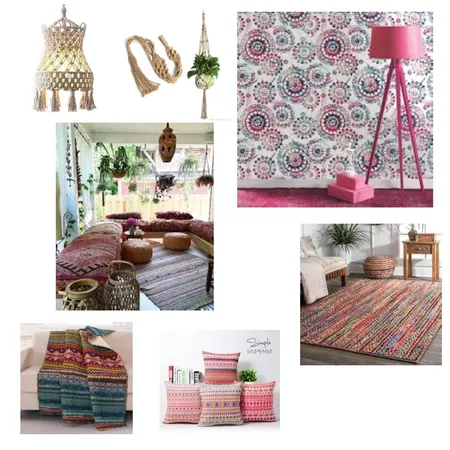 Bohemian living Interior Design Mood Board by ellycmc7 on Style Sourcebook