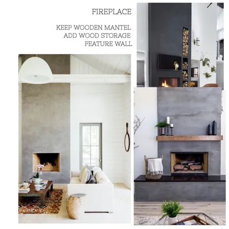FIREPLACE Interior Design Mood Board by Abbiemoreland on Style Sourcebook