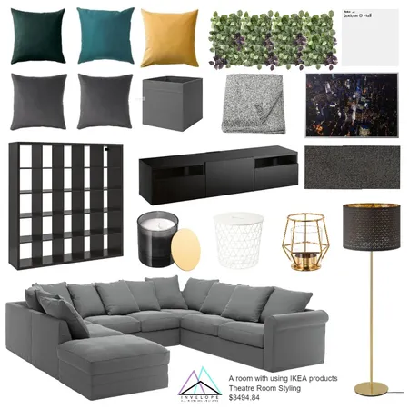 ARW Ikea Theatre Interior Design Mood Board by Invelope on Style Sourcebook