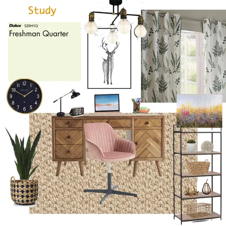 Study Interior Design Mood Board by Danielle Board on Style Sourcebook